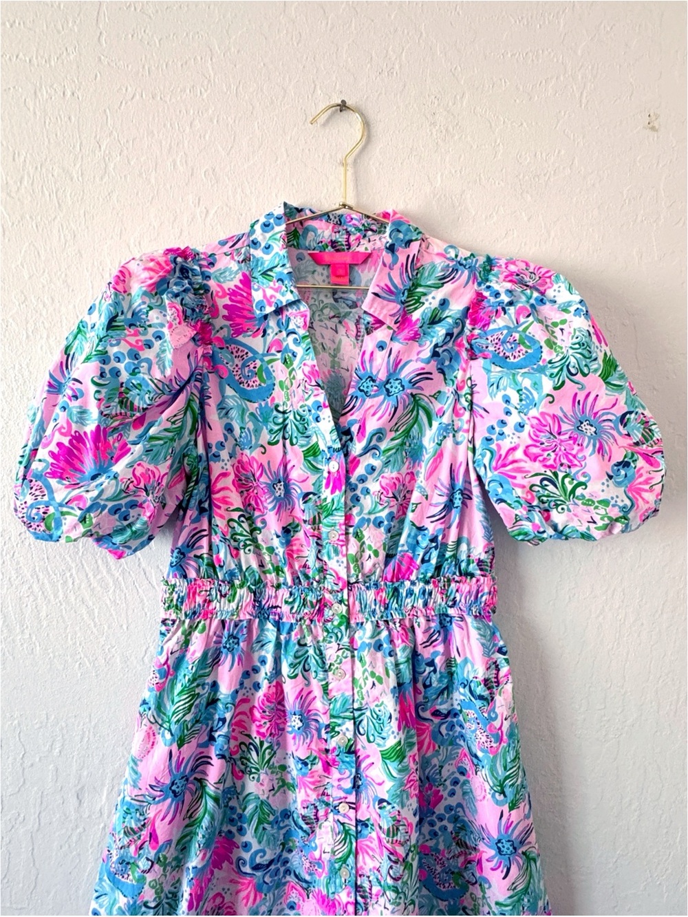Lilly Pulitzer Tassie Midi Dress in Mandevilla Baby Paradise Petals 6 - Picture 3 of 11